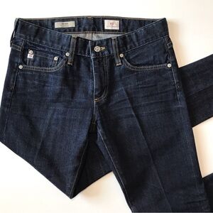AG Adriano Goldschmied The Nikki Relaxed Skinny Jeans Size 26R Dark Blue